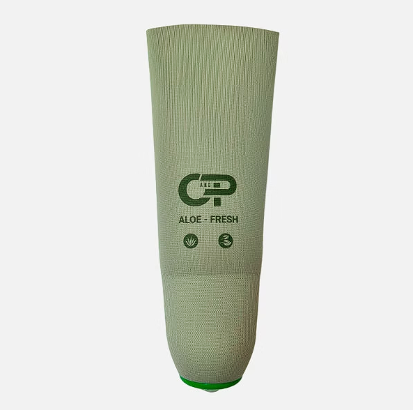 Liner O & P AloeFresh con conexión distal — Con Aloe Vera y silicona médica